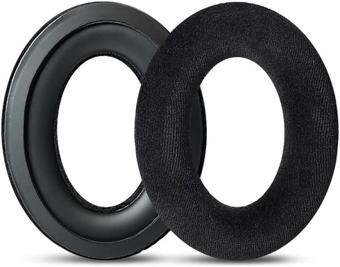 Replace ear pads for Sennheiser HD380, HD380Pro, PXC350, PC350, PC350SE, PXE350, HME95, HMEC250 (Black/Flannel).