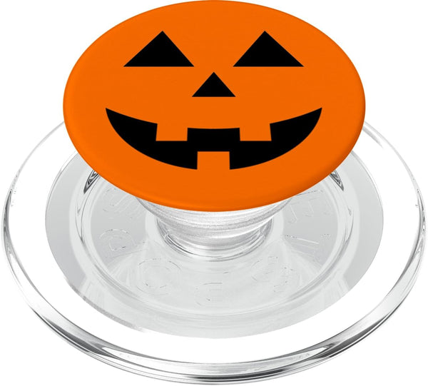 Spooky Jack-O-Lantern Halloween Pumpkin PopSockets PopGrip - Swappable Grip for Phones & Tablets
