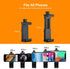 Phone Tripod Mount Adapter, Universal Cell Phone Holder, Fits Any Smartphone, Rotating Vertical and Horizontal