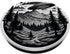 Flying Aliens UFO Saucer surrounded mountains PopSockets Standard PopGrip