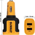 DEWALT 2-Port USB Car Charger, 24W Fast Charge Dual Port USB-A for iPhone 14 13 12 11 Pro Max X XR XS 8 Plus 6s