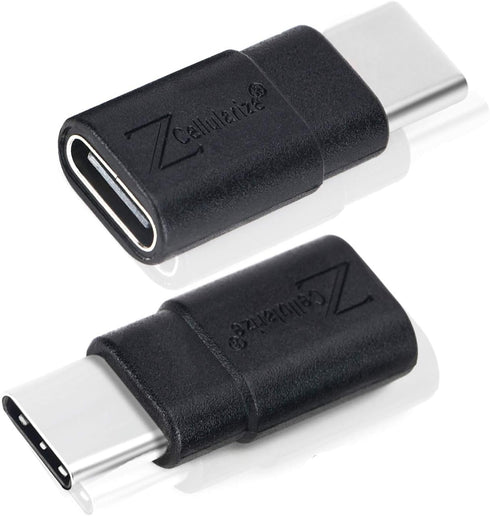 USB C Extender Adapter Straight (2 Pack) Type-C Low Profile Male to Female 40Gbps 240W Thunderbolt QC