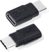 USB C Extender Adapter Straight (2 Pack) Type-C Low Profile Male to Female 40Gbps 240W Thunderbolt QC