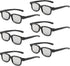 Cocar Real 3D Glasses, 6-Pack Circular Polarized Passive 3D Glasses for Real Cinema,