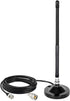 BINGFU Magnetic Base CB Antenna 27MHz with BNC & PL259 Male Connector for
