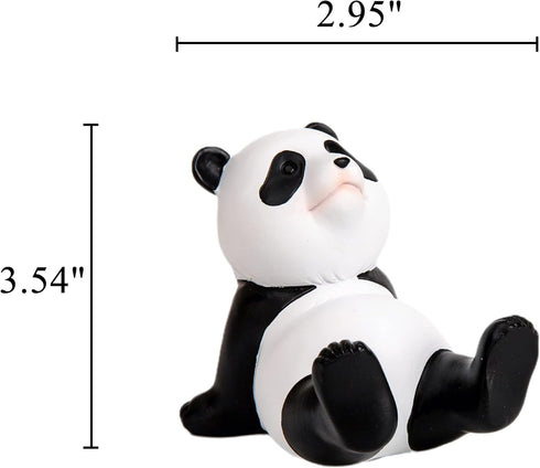 Kawaii Phone Stand for Desk, Adjustable Smartphone and Tablet Holder, Cute Panda Design, Aesthetic Room Decor (White)