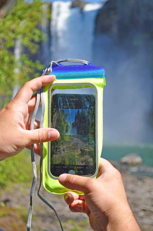 Seattle Sports E-Merse NeoX - Waterproof Submersible Pouch Dry Bag Case for iPhone X and Smaller Smartphones