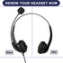Ear Cushions for Plantronics Headset Replacement, Compatible with HW251N HW261N HW510 HW520 Blackwire (4 Pack)