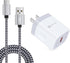 18W Rapid Wall Charger with 6Ft USB Type C Charging Cable, Quick Charge 3.0 Fast Charger Compatible with Moto X4, Z4,