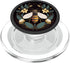 PopSockets Floral Boho Bee Aesthetic Honey Beekeeper Black PopGrip for MagSafe
