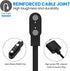 Smart Watch Charger Magnetic 2 Pin for KEEPONFIT ID Sport01/IDW21, Erkwei/HOK/Iaret I39H, Stiive LCW01 Watch Charger