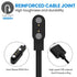 Charger Cable for ID208 Plus Smart Watch, Compatible with WMK, aeac ID208 Plus, Quican ID208 Plus, USB Magnetic
