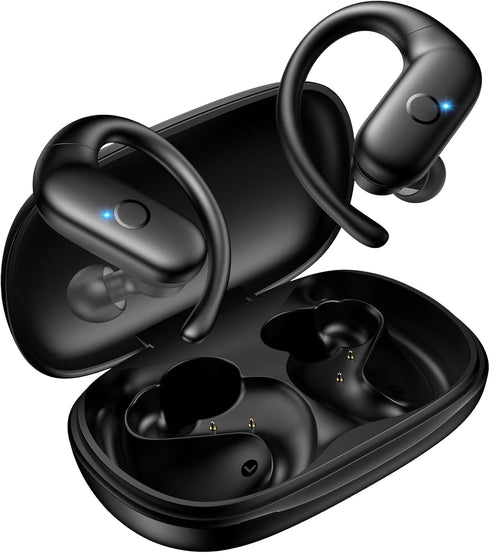 Renmou for Wireless Earbuds,Sport Bluetooth 5.4 Headphones,Over Ear Buds with Deep Bass Sound,60H