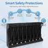 SPMST 5V 2A 8-Slot 1.5V AA/AAA Battery Charger: A Type-C Fast Charger with LED Indicators for Lithium AA/AAA Batteries