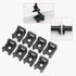 Cable Tie Mounting, 100 Pcs Zip Tie Base, 5 mm Screw Hole, Cord Tie Mount for Home/Office/Garden