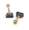 THE CIMPLE CO Mini Wire Cable Clips, Electrical Wire Clip and Fastener, 1/10 in (3 mm), Black (50 pieces)