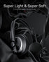 Wired Headset with Microphone for PC & Laptop - Noise Cancelling On-Ear Headphones with 3.5mm Jack, In-line Control