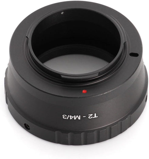 Adapter Ring for T2 T Mount Lens to Olympus Pen and Panasonic Lumix Micro Four Thirds (MFT, M4/3) Mount Mirrorless Camera Body EP5 E-PL7 GH4 GH5 GF6