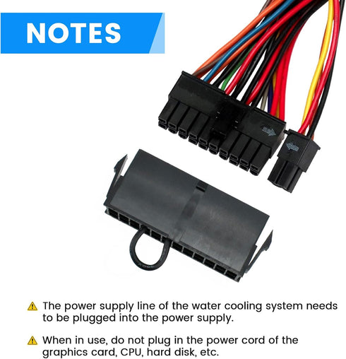 SDTC Tech 24-Pin ATX Power Supply Jumper Bridge Tool, PSU Test Starter Without Being Plugged Into Motherboard