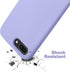 OTOFLY Premium Soft Silicone Rubber Full-Body Protective Bumper Case for iPhone 7/8 Plus (Light Purple)