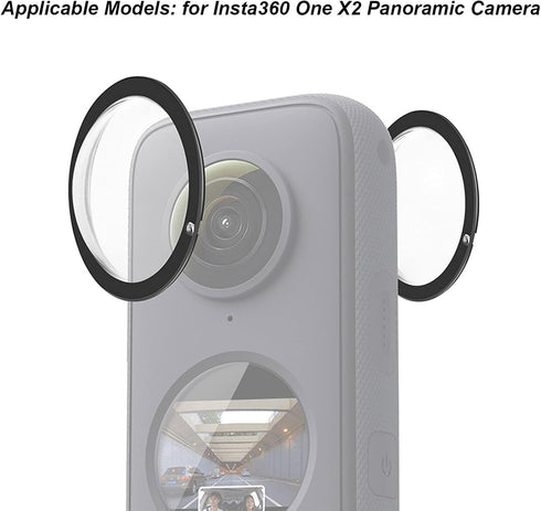 Lens Guards Cover, Protective Guard Accessories for Insta360 ONE X2 Panoramic Camera