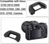 FANZR DK-21 D750 D610 D600 D200 D7000 D90 D80 D70 D70S (2 Pack) Eyecup Eyepiece Viewfinder Compatible for Nikon Camera
