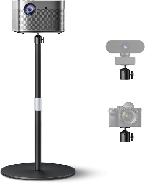 SuppoHold Projector Mount Stand Compatible with Nebula/XGIMI/TMY/HAPPRUN and More, Metal Base and Height