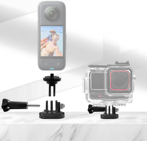 Flexible Adhesive Mount for Insta 360 ACE Pro ONE X4 X3 X2, Compatible with GoPro Hero and DJI