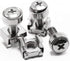 Lancher 60-Pack M6 x 16mm Screws and Cage Nuts for Server Shelf Cabinets