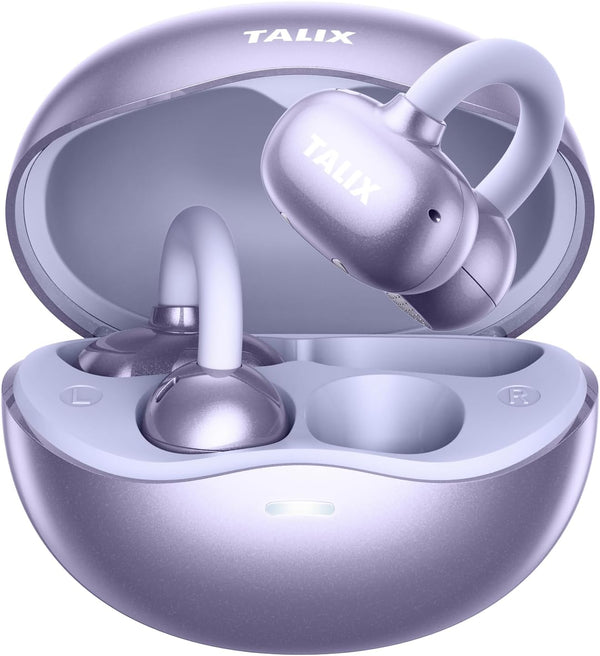 TALIX Ultra Open Ear Earbuds X6, Clip-On Headphone with Directional Sound, Ultra-Light