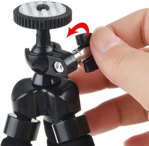 JNSupplier Universal Flexible Mini Tripod Stand Mount Holder Pod Selfie Stick for GoPro Hero Camera/SLR/DV Phone