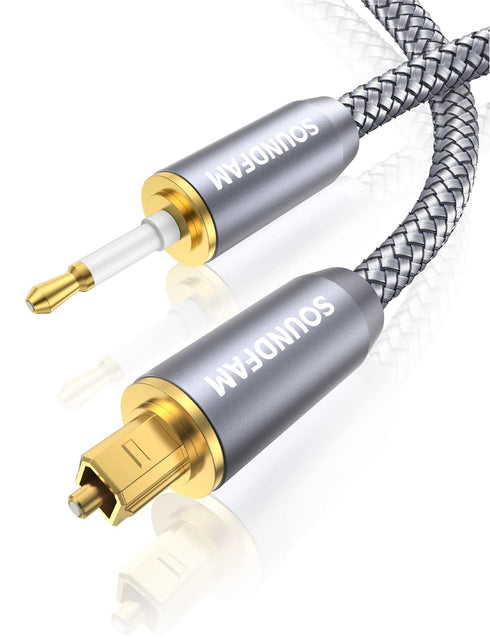 Toslink to Mini Toslink Cable Optical Audio Cable for Soundbar.Attention:Cannot Convert Analog