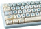 PBT Keycaps 138 Keys MOA Profile Cute Dye-Sublimation Blue-White Puppy Keycaps Set for Cherry Gateron MX Switches