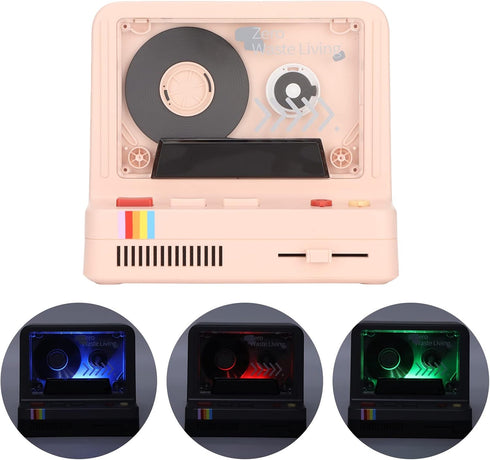 VBESTLIFE Bluetooth Cassette Player - Portable Stereo Tape Retro Bluetooth Speaker with Dual Magnetic Speakers