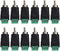 RCA Plugs for Speaker Wire, RCA to AV Screw Terminal Connector, Solderless Adapter Audio/Video Speaker Wire Connectors