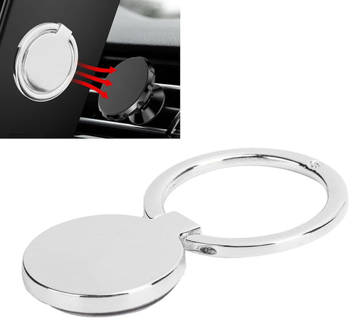 Phone Ring Holder, Mobile Phone Finger Ring Grip 360 Adjustable Metal Holder for Phones