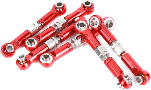 6pcs 1 18 A959 Demeras Metal Pull Rod Metal Front Rear Steering Linkage Rods Remote Control Car Accessory Compatible