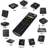 Young Replacement Remote Control for Android TV Box MXQ, MXQ PRO, MXQ-4K, M8S, M8N, T95, T95M, Black