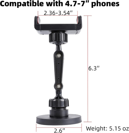 FPN 360 Gym Magnetic Phone Holder Mount Attach to Metal Surface, Rotatable Heavy Duty Magnet Phone Mount for Gym