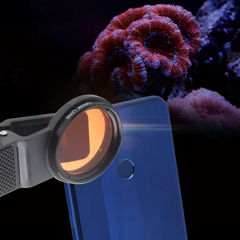 Phone Camera Lens - Underwater Photography Lens Kit with Macro Filter for Seawater Freshwater Aquarium Fish