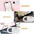 DIYEAH 3Pcs Cartoon Sleepy Bunny Cover Slide Privacy Protection for Tablets and Phones Ultra-Thin Webcam Cute Design