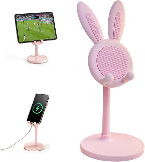 gsplmm 1 Pack Cute Phone StandBunny Favor Cell Phone Stand for DeskCute Rabbit