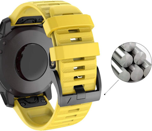 SABAKE Quick Fit 26mm Watch Band for Garmin Fenix 6X Pro/6X, Compatible with Fenix 5X/5X Plus/3/3 HR