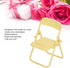 Pilipane 12x7cm 30 Mini Chair Shape Cell Phone Stand Cute Candy Color Foldable Mobile Phone Holder for Desk Tablet