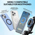 Auduto 16/15/14/13/12 Magnetic Phone Tripod Stand, Portable Mini Selfie Stick for iPhone & MagSafe, Aluminum