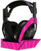 MightySkins Glossy Glitter Skin for Astro A50 Wireless Headphones + Base Station (Gen 4) - Solid Hot Pink | Durable