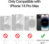 JETech Magnetic Case for iPhone 14 Pro Max 6.7-Inch, Black, Compatible with MagSafe, Slim Shockproof Phone Cover