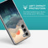 Fashion Case for Samsung Galaxy S24, Mountain Landscape Sunrise Aesthetic Mountain Sunset Shockproof Design Pattern Slim Soft Protective Clear Case
