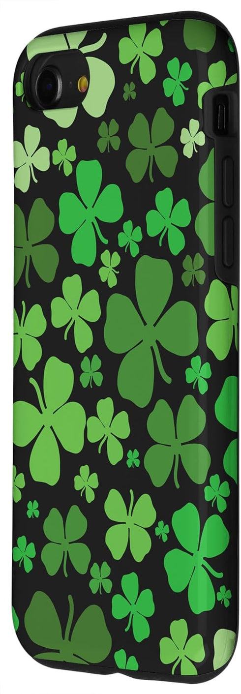 iPhone SE (2020) / 7 / 8 St Patricks Day Phone Case Green Shamrock Pattern Case