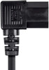 Monoprice 6ft 14AWG Right Angle Power Cord Cable w/ 3 Conductor PC Power Connector Socket (C13/5-15P), Black